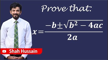Derivation of Quadratic Formula in Urdu / Hindi | Easy Method