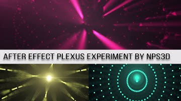 After effect Plexus experiment by nps3d