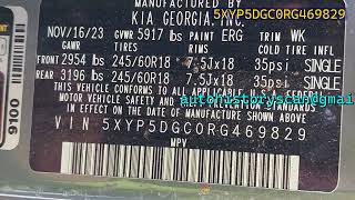 5XYP5DGC0RG469829 Kia Telluride 2024