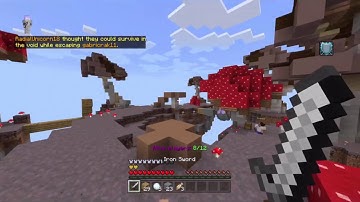 Killing a hacker V2 | Cubecraft Skywars | Old video from 2 months ago