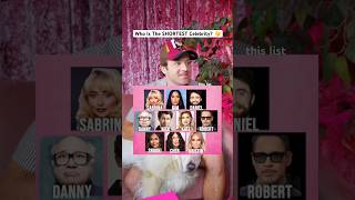 Who’s the shortest celebrity on this list? (Process of elimination) 🤔 #shorts Who’s the shortest celebrity on this list? (Process of elimination) 🤔 #shorts