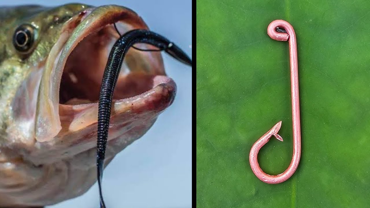 How to make a fishing hook, Bass Hooks Fishing, Worm Hooks for Bass Fishing Hooks, Eagle Claw