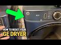 How To Reset Your GE Dryer: Easy Guide!