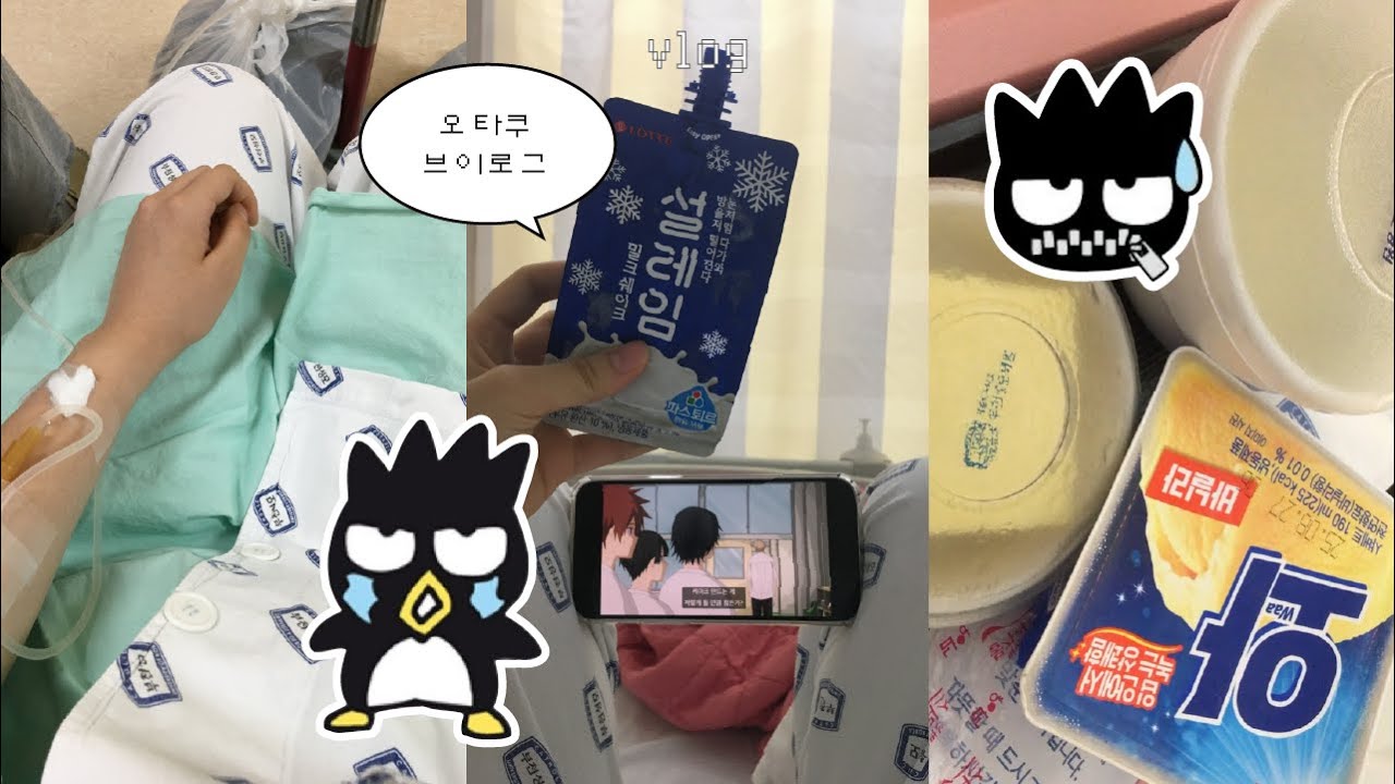 오타쿠 브이로그 | 편도절제술 브이로그•수술 당일부터 2주까지 후기•맛있는 미음 추천