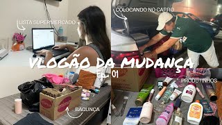 Vlogão da Mudança 📦 | Encaixotando as Coisas, BBB, Lista do Supermercado e mais...