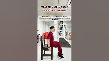 kadar gula darah tinggi? lakukan latihan ini #drpras #diabetes