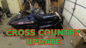 Project Update 1983 Polaris Cross Country Indy vintage snowmobile sled