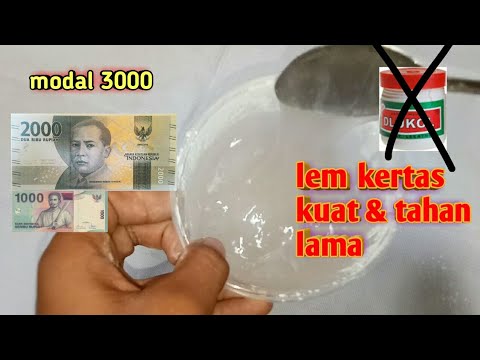 Cara Mengencerkan Lem Putih yang Benar. 