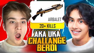 AKA UKA BILAN BERGAN CHALLANGENI BAJARDIM😈😳