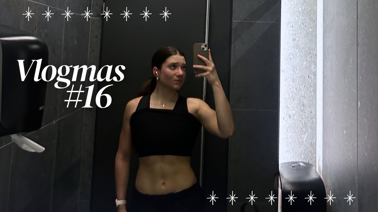 VLOGMAS #16 // futás, ebéd anyával, ajándék vásárlás, solo coffee date, pilates