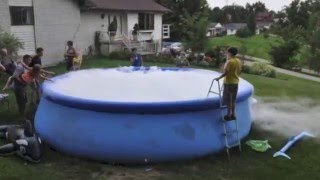 Dry Ice In A Swimming Pool