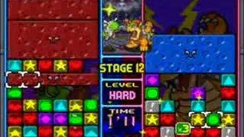 Tetris Attack - Vs. Bowser on Very Hard Mode