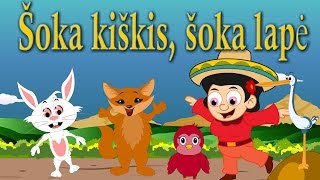 Šoka Kiškis, šoka Lapė | Lietuviškos Vaikiškos Dainelės | Animal Dance Song In Lithuanian Šoka Kiškis, šoka Lapė | Lietuviškos Vaikiškos Dainelės | Animal Dance Song In Lithuanian