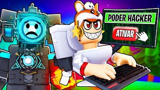 USEI FORÇA HACKER E FOI ABSURDO (Toilet Verse Tower Defense)