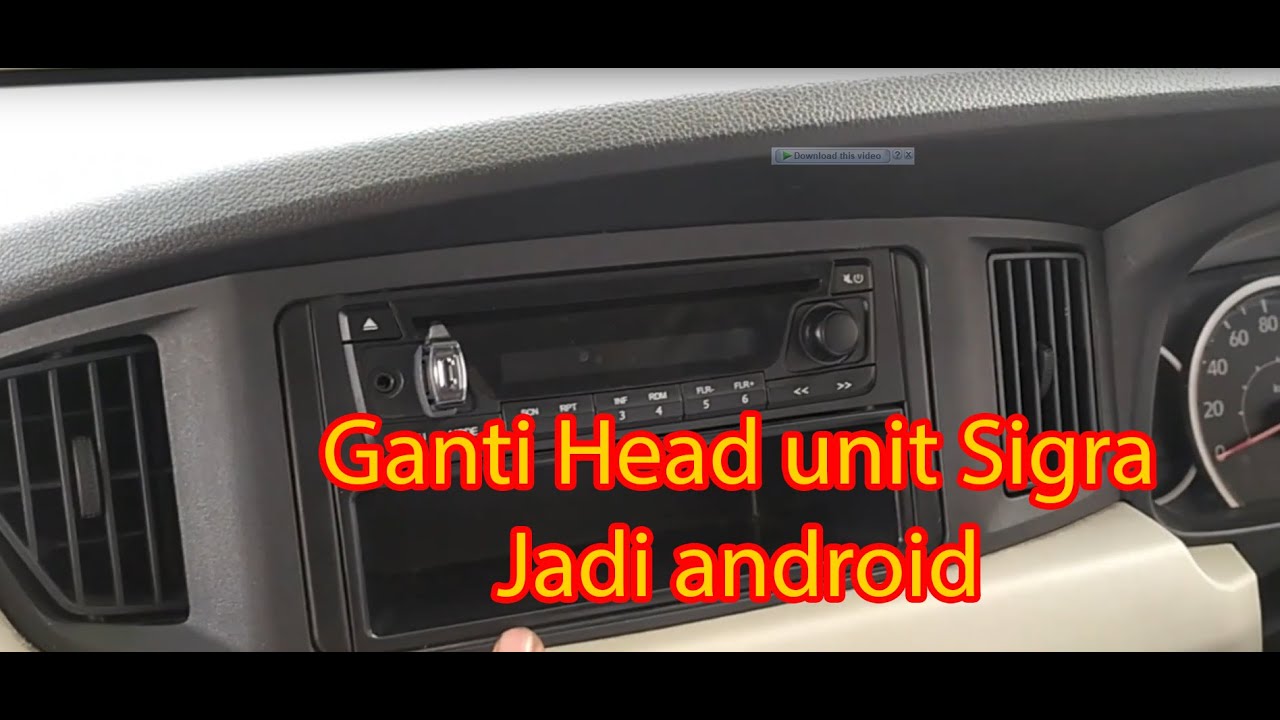 Ganti  Head unit android Daihatsu Sigra & Toyota Calya | SKELATON SKT- 8189T