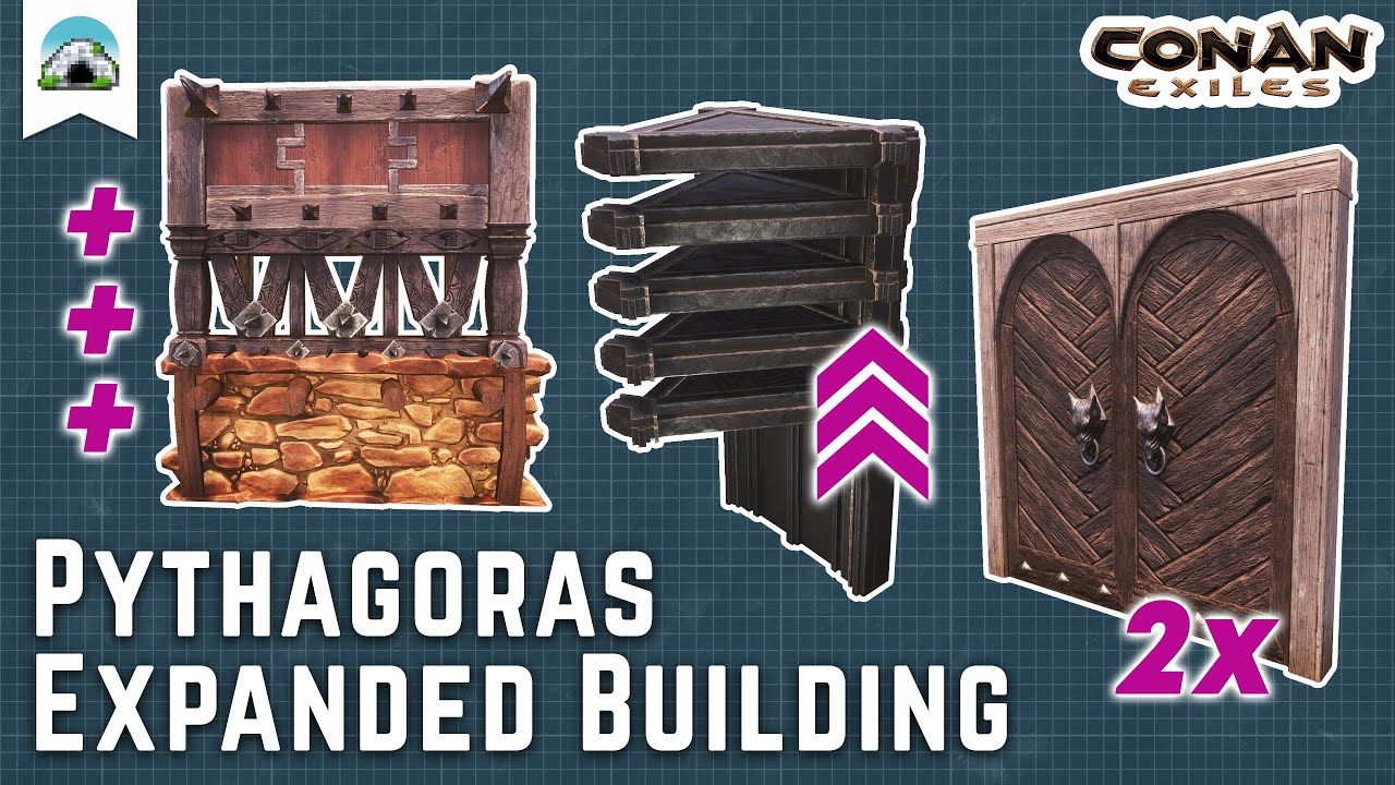 Pythagoras Expanded Building Mod Showcase & Guide Conan Exiles