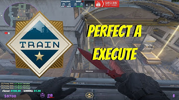 CS2 - Train Perfect A execute 🥶#cs2  #cs2smokes #cs2train #cs2funny #cs2clips