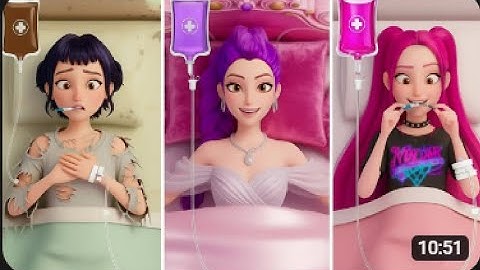 Kpop Demon Hunters: Huntrix Rumi, Mira, Zoey Got Trouble In Hospital | Official Music Video