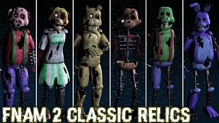 FNAM 2 Classic Relics - All Jumpscares & Extras