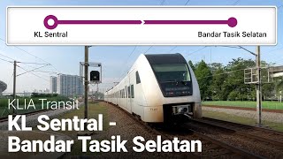 KL Sentral to Bandar Tasik Selatan | KLIA Transit