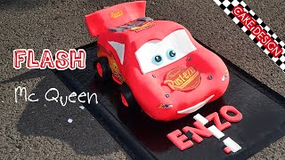 Gateau Cars Flash Mcqueen Cake Cake Design Youtube