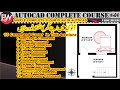 Top 15 Best Command Use in AutoCAD | Draw Simple Complete Floor Plan in AutoCAD | Urdu/Hindi