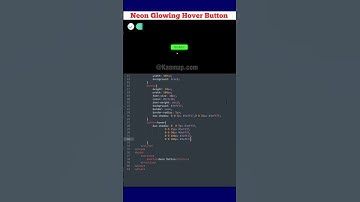 Neon glowing hover button using Html & Css #shorts