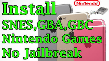 New Install GBA NES SEGA GBC Games Free No Jailbreak iOS 10/9.3.2/9.3.1 On iPhone/iPod/iPad