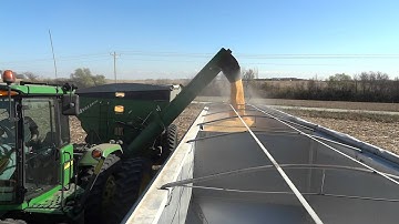 Grain Cart unloading, 1000 Bushel of corn unloaded in under 2 minutes!