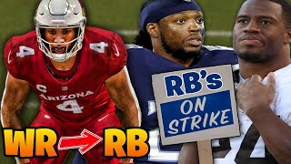 NFL Running Backs GO ON STRIKE Madden 24 Cardinals Franchise
