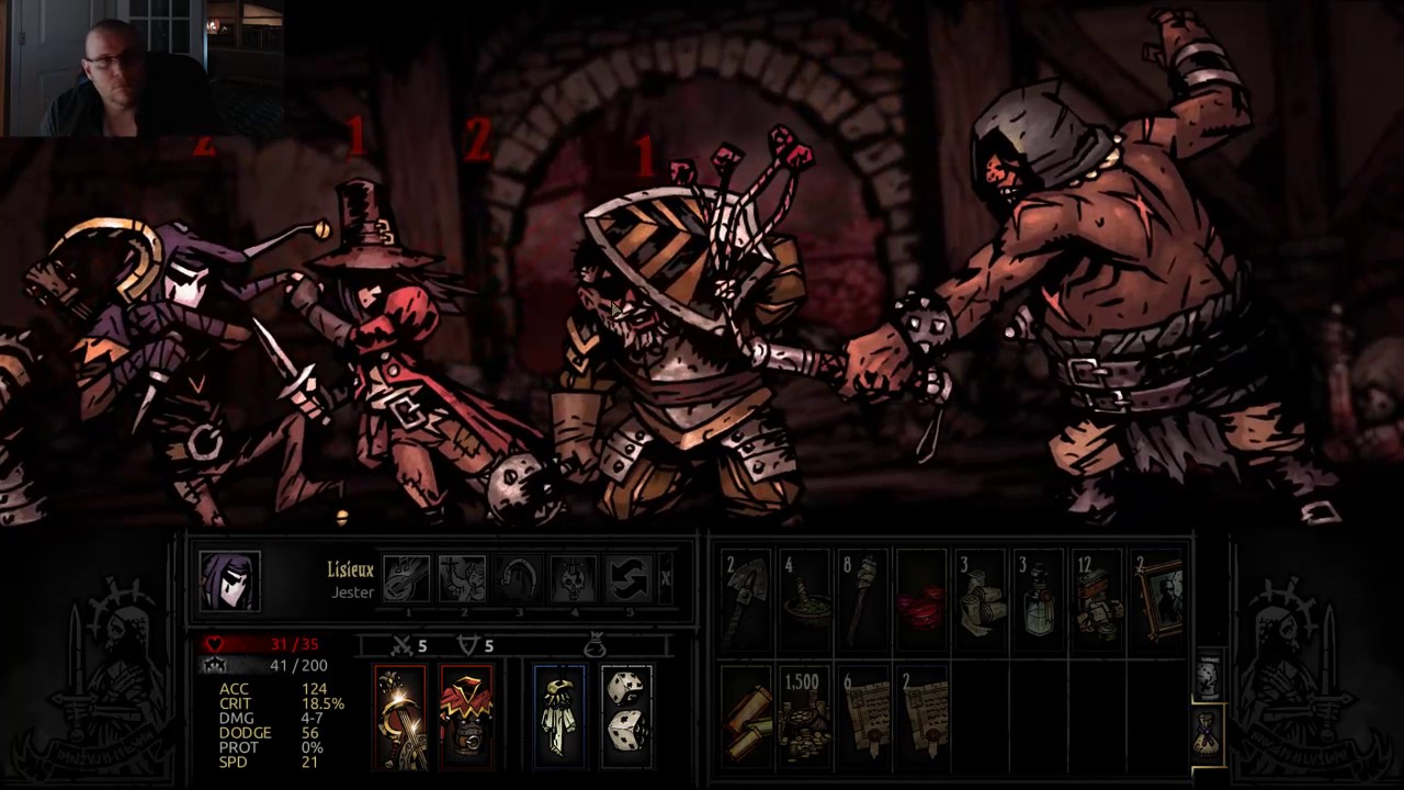 Darkest Dungeon - defeating Brigant Vvulf - YouTube