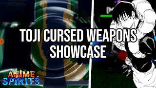 Toji Cursed Weapons Showcase + How To Get It | Anime Spirits