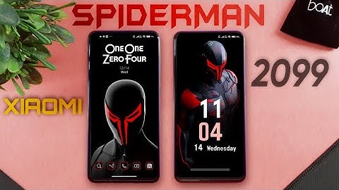 You Need Only MiUi Themes To Customize Your Xiaomi Device Like This | Spiderman 2099 | NixAndrow