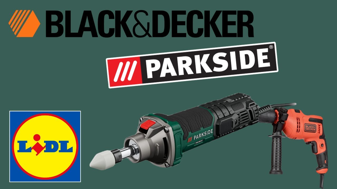 Ofertas de Lidl en herramientas Black & Decker y Parkside: atornilladores,  sierras, taladros o amoladoras a mejor precio