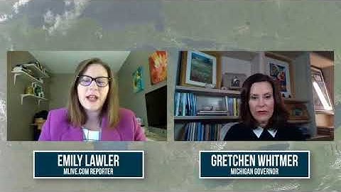 Governor Gretchen Whitmer answers questions about coronavirus restrictions in Michigan