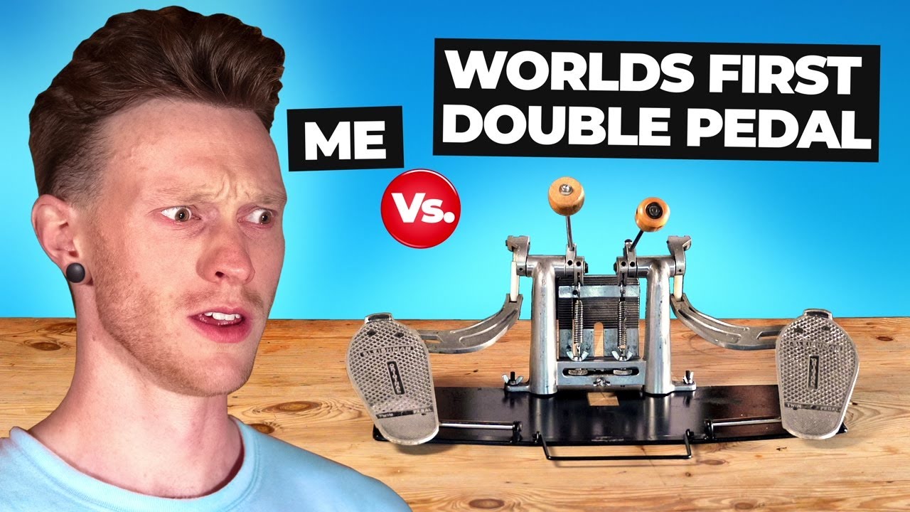 Worlds FIRST Double Pedal Vs Modern Metal Drummer