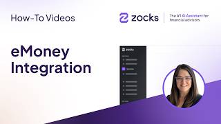 How to use the Zocks eMoney integration screenshot 1