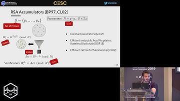 SFBW19 - Zero Knowledge Proofs for Set Membership  Efficient, Succinct, Modular