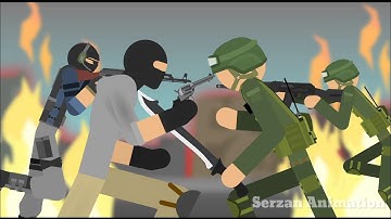 THE RAID part 2 | Brutal War | Sticknodes | Stick animation | Stick war
