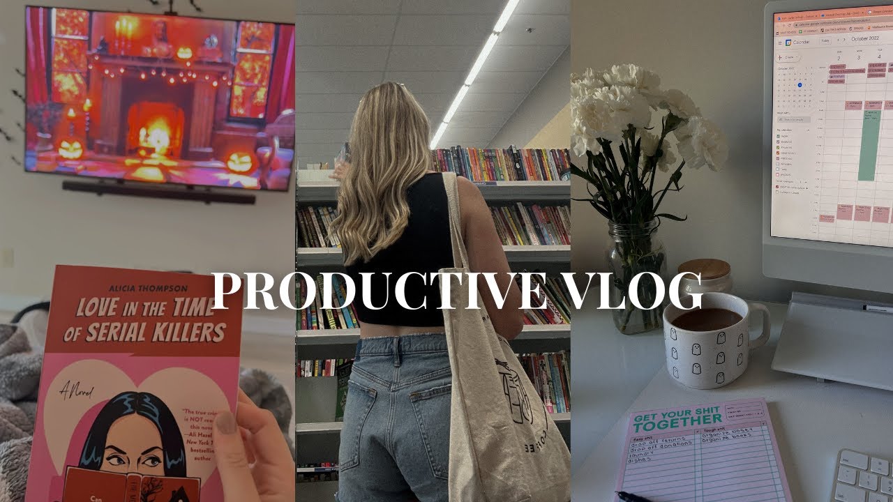 PRODUCTIVE VLOG | how I turn around a "half wasted" day!!!