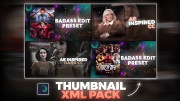 Thumbnail preset alight motion 💎☠️ | efx thumbnail tutorial alight motion