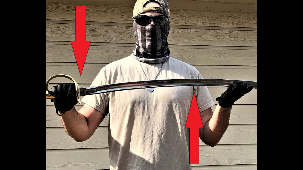 US M1840 Heavy Cavalry Saber by Windlass Review YouTube