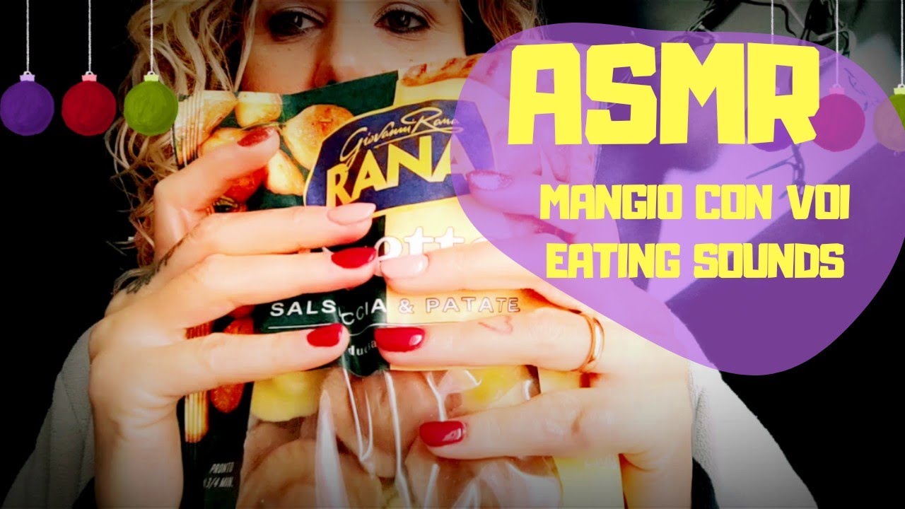 Asmr Ita // Mangio con voi // Eating sound 🤤👂👄