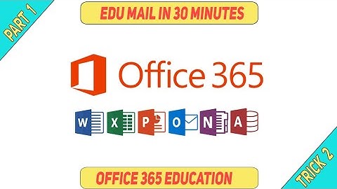 Edu Mail in 30 Minutes | Azure & Office 365 | Part 1