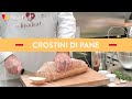 Crostini di pane croccanti al forno