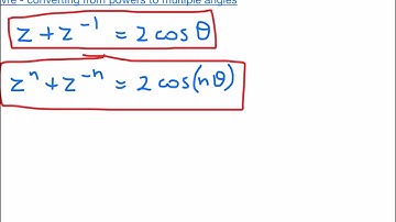 De Moivre - converting from powers of ratios to multiple angles