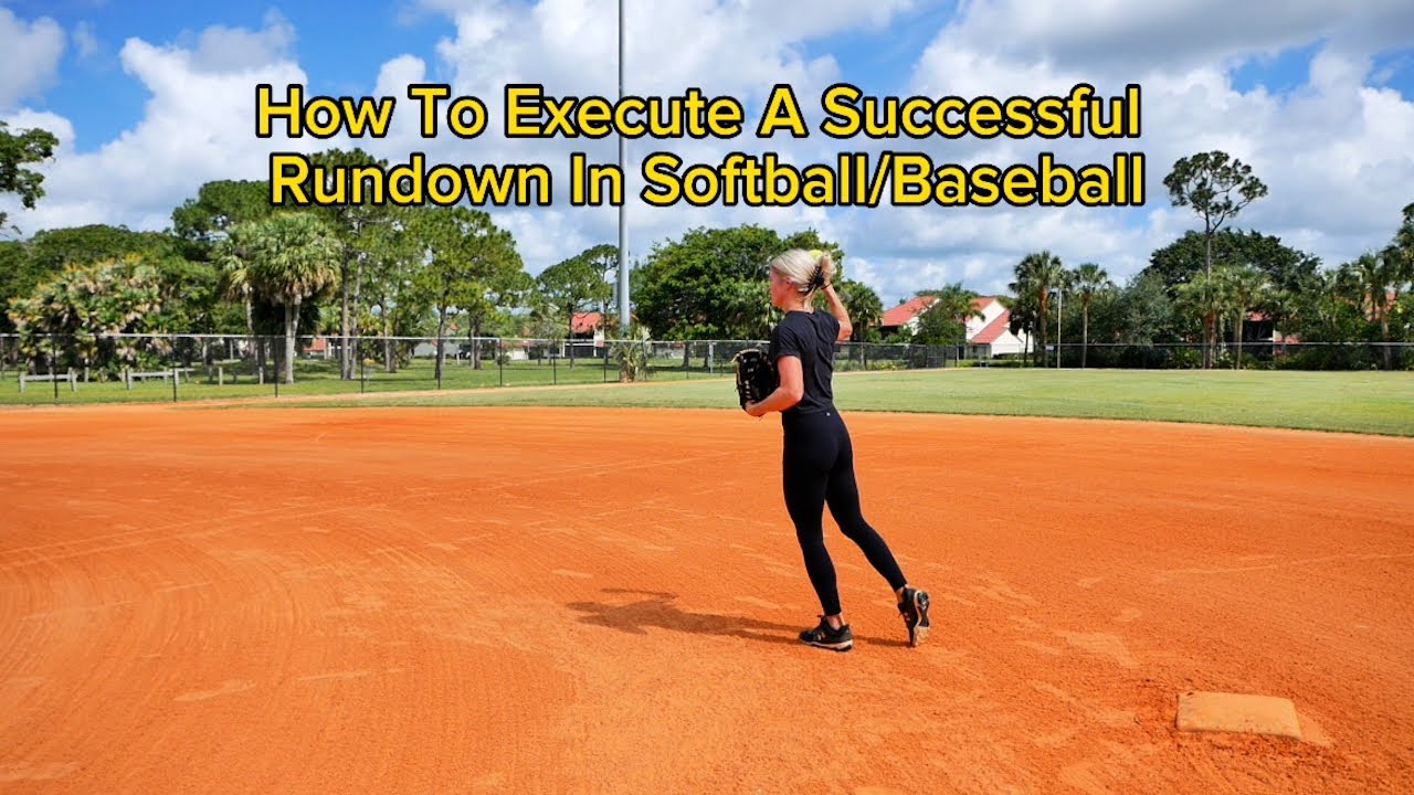 How To Execute A Successful Rundown In Softball/Baseball YouTube