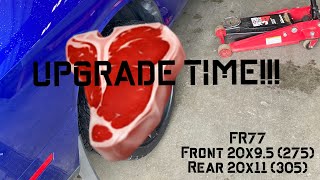 Upgrading my wheels (Factory Reproductions FR77) and tires (275 and 305) on my Challenger Scatpack