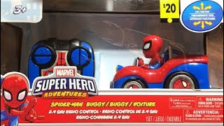 MARVEL SUPER HERO ADVENTURES SPIDER-Buggy 8.5" Rc Radio Control MAN vehículo nuevo 