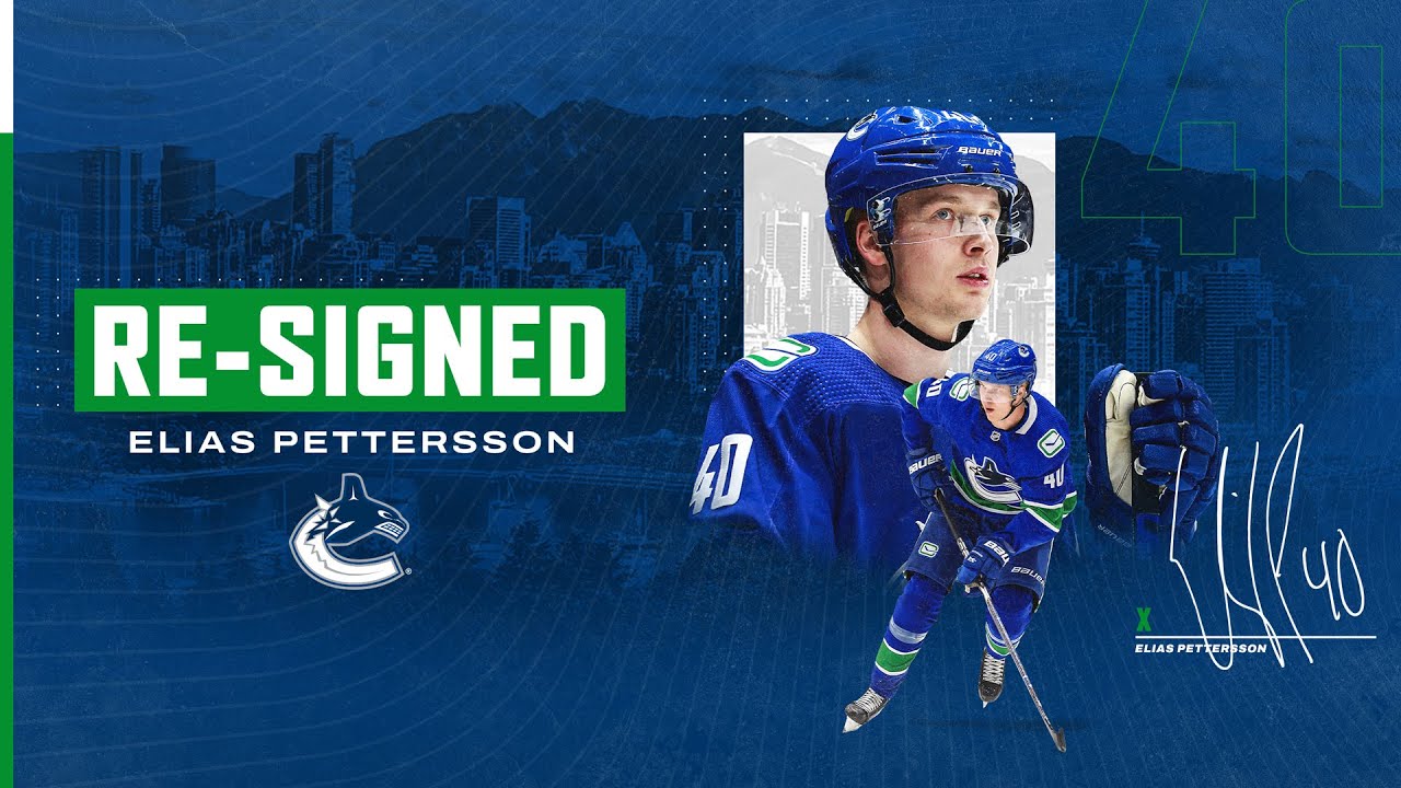 The Vancouver Canucks Elias Pettersson In The 2023 NHL All Star